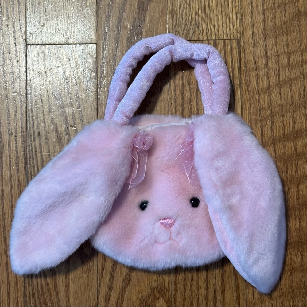 Gund Hoppy Days Pink Bunny Purse One Size